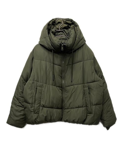 ZARA（ザラ）ZARA (ザラ) ショート丈中綿ジャケット カーキ サイズ:Ｍの古着・服飾アイテム