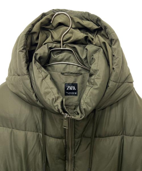 ZARA（ザラ）ZARA (ザラ) ショート丈中綿ジャケット カーキ サイズ:Ｍの古着・服飾アイテム