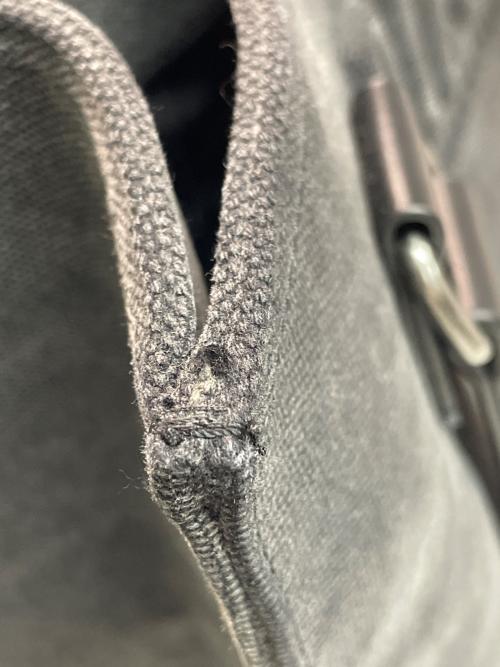 DIESEL（ディーゼル）DIESEL (ディーゼル) キャンバスNSトートバッグ ブラックの古着・服飾アイテム