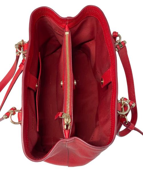 COACH（コーチ）COACH (コーチ) 2WAYバッグ レッドの古着・服飾アイテム