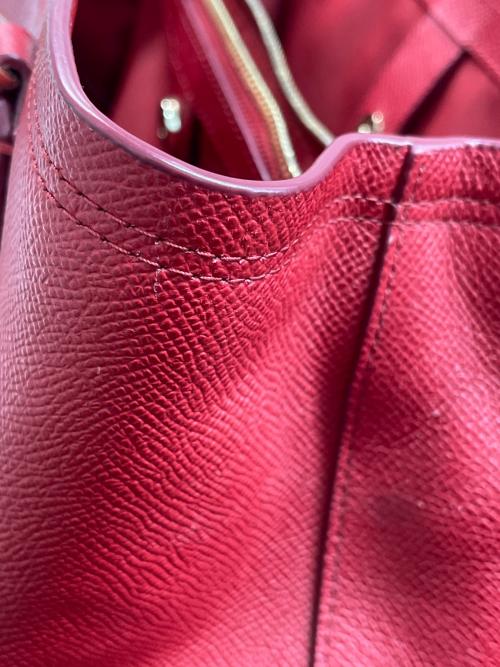 COACH（コーチ）COACH (コーチ) 2WAYバッグ レッドの古着・服飾アイテム