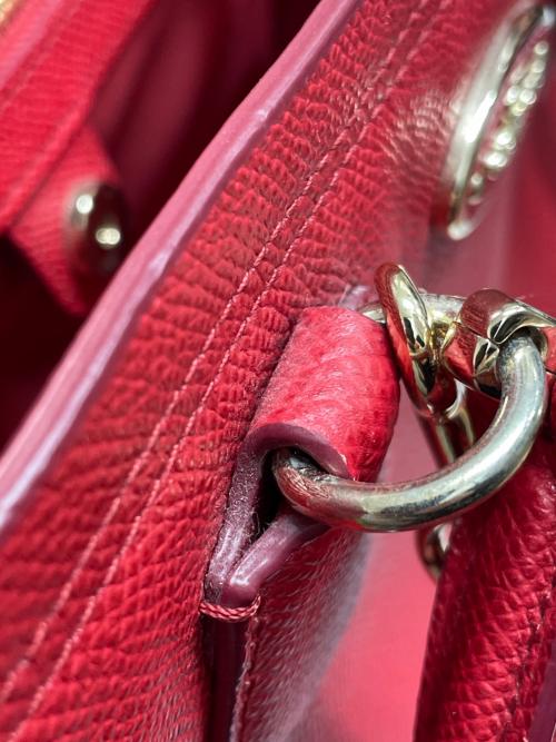 COACH（コーチ）COACH (コーチ) 2WAYバッグ レッドの古着・服飾アイテム