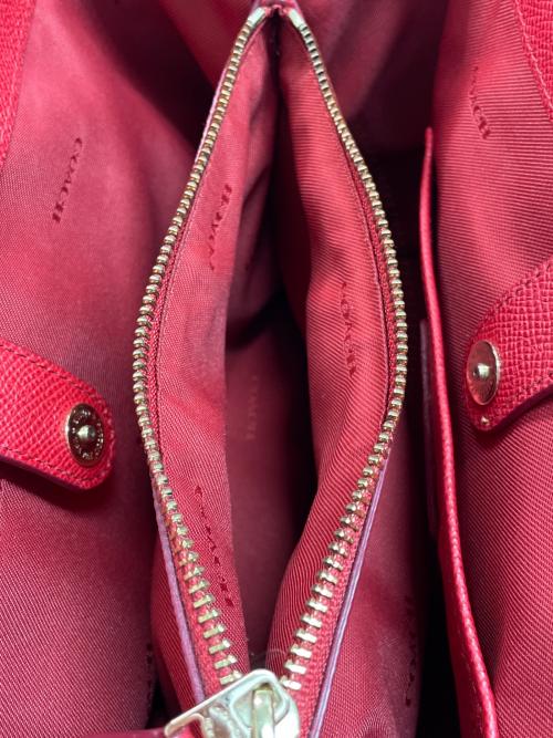 COACH（コーチ）COACH (コーチ) 2WAYバッグ レッドの古着・服飾アイテム