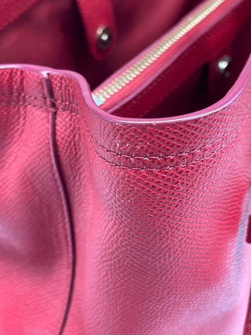 COACH（コーチ）COACH (コーチ) 2WAYバッグ レッドの古着・服飾アイテム