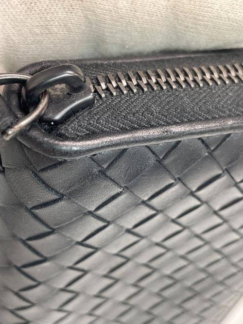BOTTEGA VENETA（ボッテガベネタ）BOTTEGA VENETA (ボッテガベネタ) ラウンドファスナー財布 ブラックの古着・服飾アイテム