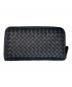 BOTTEGA VENETA（ボッテガベネタ）の古着「ラウンドファスナー財布」｜ブラック