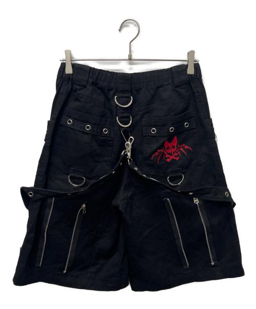 Grrr the Lipper（ガルルザリッパー）Grrr the Lipper (ガルルザリッパー) ボンテージハーフパンツ ブラック サイズ:FREEの古着・服飾アイテム