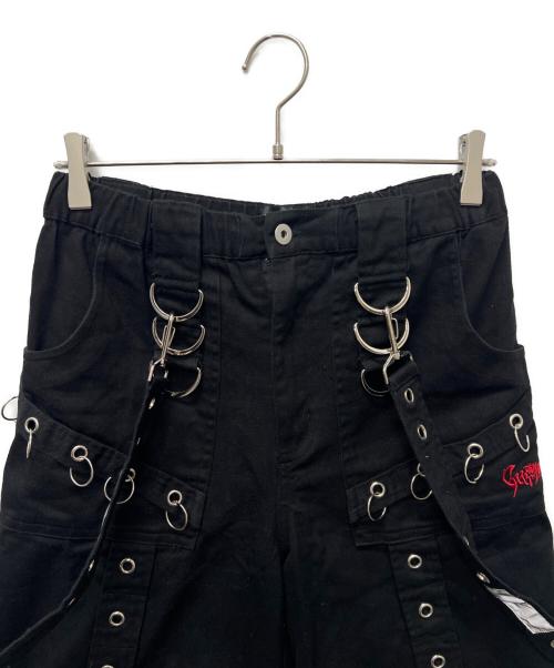 Grrr the Lipper（ガルルザリッパー）Grrr the Lipper (ガルルザリッパー) ボンテージハーフパンツ ブラック サイズ:FREEの古着・服飾アイテム