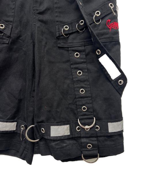 Grrr the Lipper（ガルルザリッパー）Grrr the Lipper (ガルルザリッパー) ボンテージハーフパンツ ブラック サイズ:FREEの古着・服飾アイテム