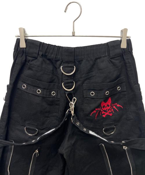 Grrr the Lipper（ガルルザリッパー）Grrr the Lipper (ガルルザリッパー) ボンテージハーフパンツ ブラック サイズ:FREEの古着・服飾アイテム