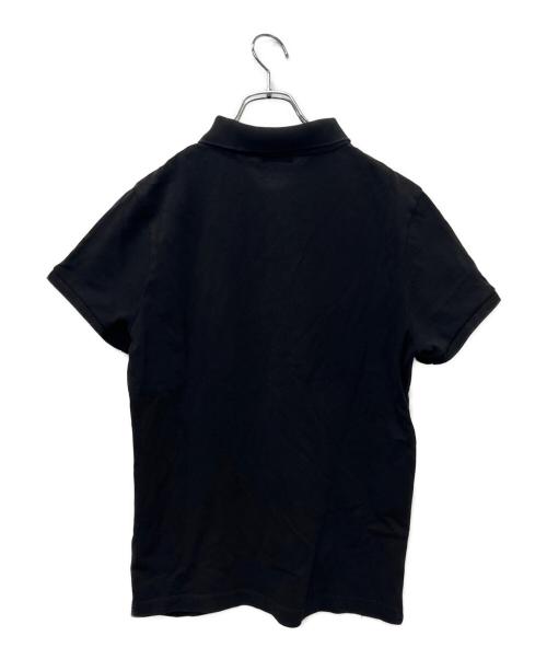 MONCLER（モンクレール）MONCLER (モンクレール) ポロシャツ ブラック サイズ:Mの古着・服飾アイテム