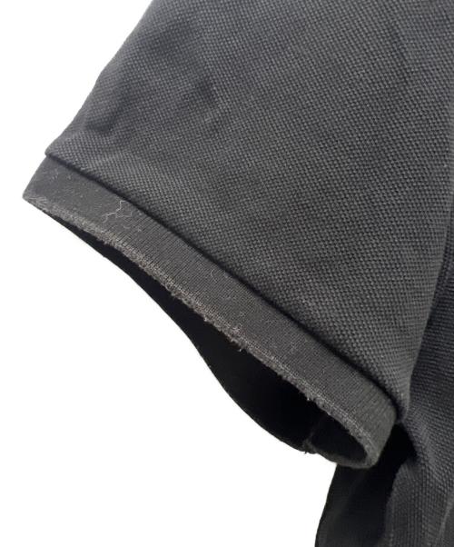 MONCLER（モンクレール）MONCLER (モンクレール) ポロシャツ ブラック サイズ:Mの古着・服飾アイテム