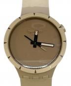 SWATCHスウォッチ）の古着「big bold bioceramic desert」｜ブラウン
