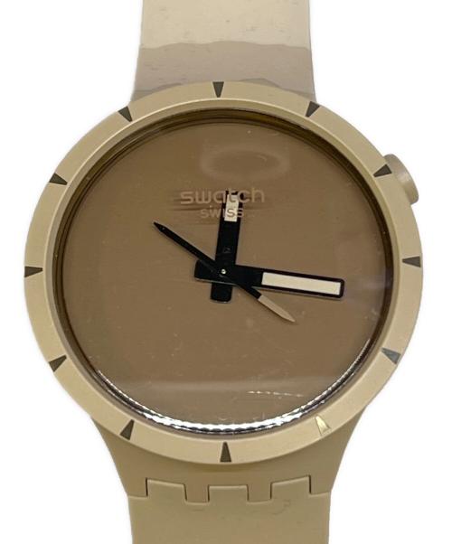 SWATCH（スウォッチ）SWATCH (スウォッチ) big bold bioceramic desert ブラウンの古着・服飾アイテム