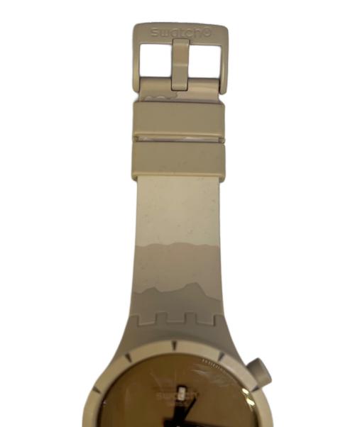 SWATCH（スウォッチ）SWATCH (スウォッチ) big bold bioceramic desert ブラウンの古着・服飾アイテム