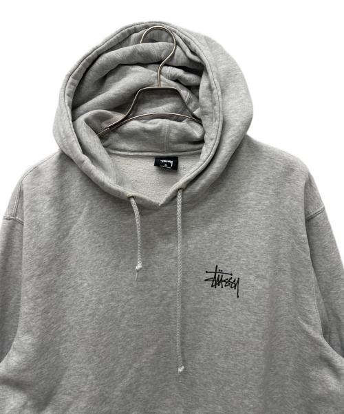 stussy（ステューシー）stussy (ステューシー) プルオーバーパーカー グレー サイズ:ＸＬの古着・服飾アイテム