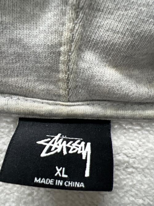 stussy（ステューシー）stussy (ステューシー) プルオーバーパーカー グレー サイズ:ＸＬの古着・服飾アイテム