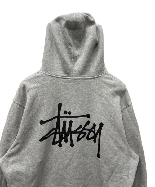 stussy（ステューシー）stussy (ステューシー) プルオーバーパーカー グレー サイズ:ＸＬの古着・服飾アイテム