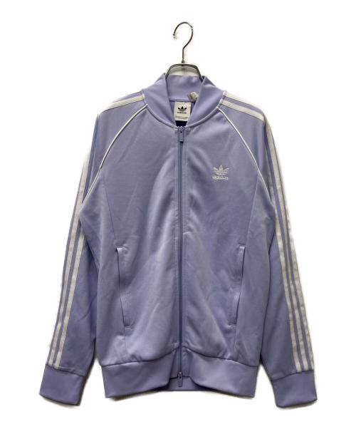 adidas（アディダス）adidas (アディダス) トラックジャケット パープル サイズ:Mの古着・服飾アイテム