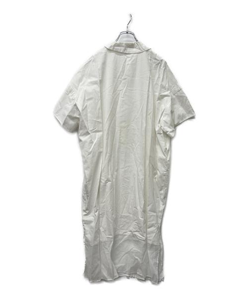 UNITED ARROWS（ユナイテッドアローズ）UNITED ARROWS (ユナイテッドアローズ) シャツワンピース ホワイト サイズ:３６の古着・服飾アイテム