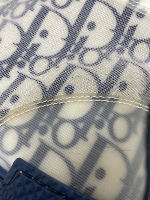 Dior（ディオール）Dior (ディオール) ハイトップ オブリーク ホワイト×ブルー サイズ:42の古着・服飾アイテム