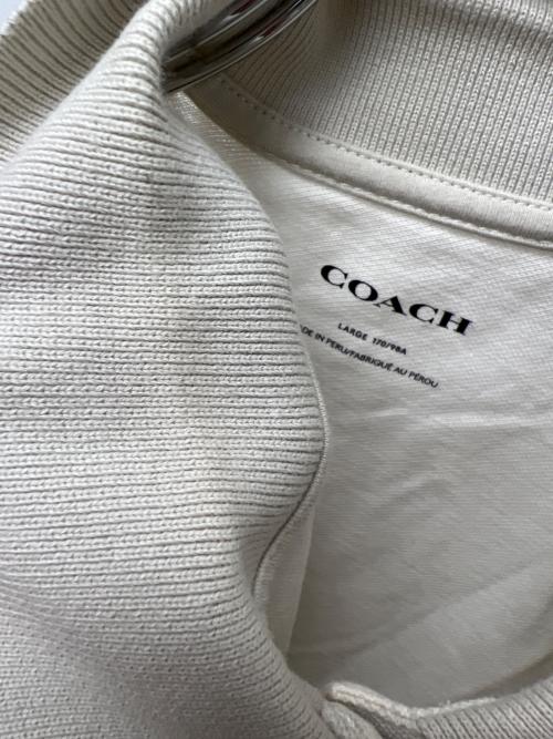 COACH（コーチ）COACH (コーチ) 半袖ポロシャツ グレー サイズ:Ｌの古着・服飾アイテム