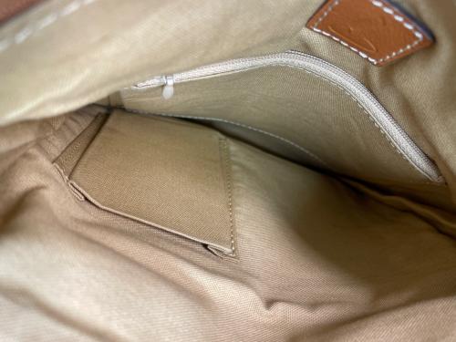 土屋鞄（ツチヤカバン）土屋鞄 (ツチヤカバン) レザーショルダーバッグ ブラウンの古着・服飾アイテム