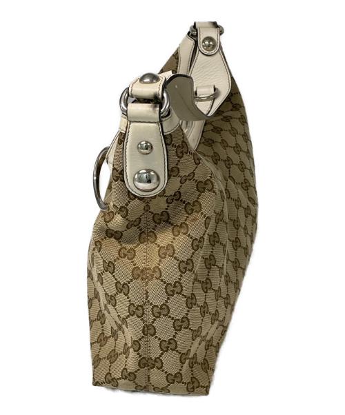 GUCCI（グッチ）GUCCI (グッチ) ショルダーバッグ ベージュ×ホワイトの古着・服飾アイテム