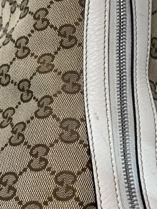 GUCCI（グッチ）GUCCI (グッチ) ショルダーバッグ ベージュ×ホワイトの古着・服飾アイテム