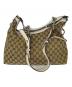 GUCCI (グッチ) ショルダーバッグ ベージュ×ホワイト：44000円
