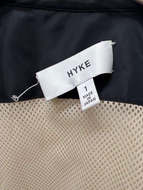 HYKE（ハイク）HYKE (ハイク) ノーカラーボアジャケット ベージュ×ブラック サイズ:１の古着・服飾アイテム