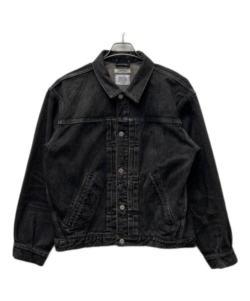 JOURNAL STANDARD relume（ジャーナルスタンダード レリューム）JOURNAL STANDARD relume (ジャーナルスタンダード レリューム) クラフト デニム トラッカージャケット ブラック サイズ:Mの古着・服飾アイテム