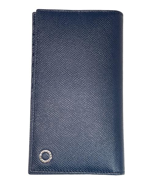 BVLGARI（ブルガリ）BVLGARI (ブルガリ) 長財布 ネイビーの古着・服飾アイテム