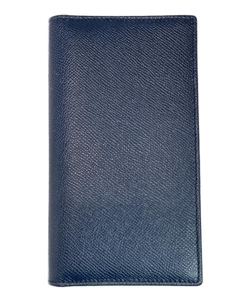 BVLGARI（ブルガリ）BVLGARI (ブルガリ) 長財布 ネイビーの古着・服飾アイテム