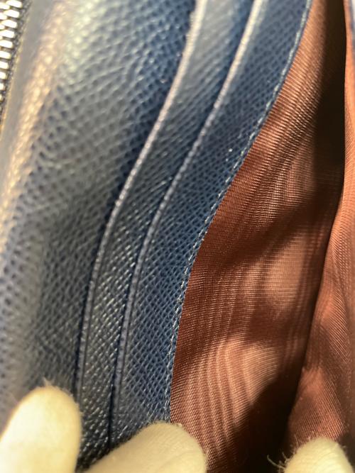 BVLGARI（ブルガリ）BVLGARI (ブルガリ) 長財布 ネイビーの古着・服飾アイテム