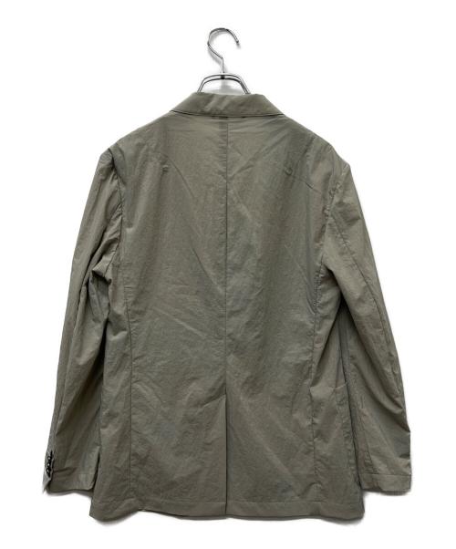 AOURE（アウール）AOURE (アウール) ナイロンテーラードジャケット グレー サイズ:Mの古着・服飾アイテム