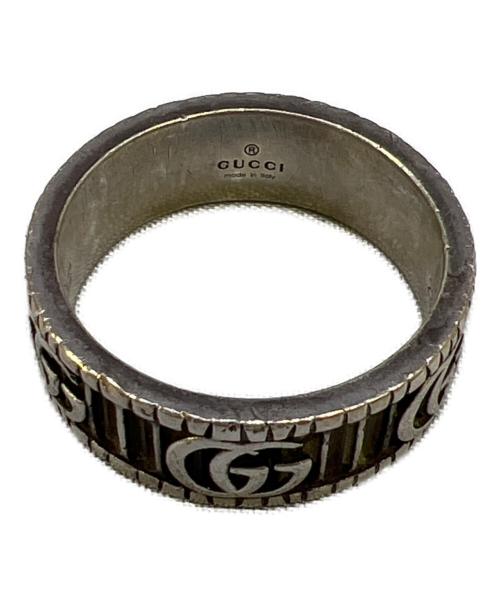 GUCCI（グッチ）GUCCI (グッチ) ダブルGワイドリング シルバーカラー サイズ:-の古着・服飾アイテム