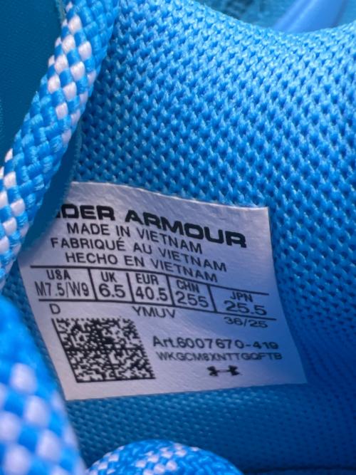 UNDER ARMOUR（アンダーアーマー）UNDER ARMOUR (アンダーアーマー) カリー 13 スカイブルー サイズ:25.5の古着・服飾アイテム