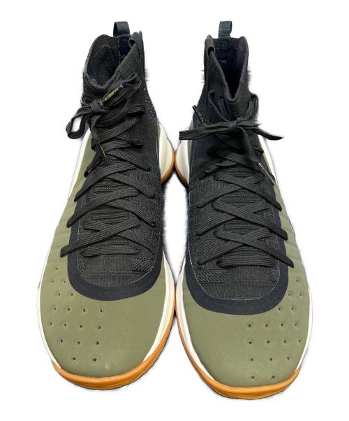 UNDER ARMOUR（アンダーアーマー）UNDER ARMOUR (アンダーアーマー) Curry 4 カーキ×ブラック サイズ:25.5の古着・服飾アイテム