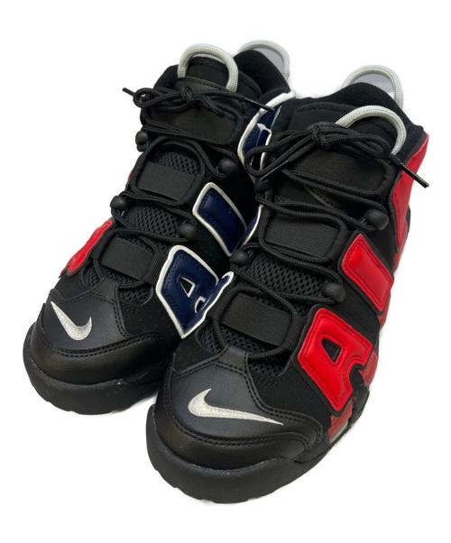 NIKE（ナイキ）NIKE (ナイキ) AIR MORE UPTEMPO 96 ブラック×ネイビー×レッド サイズ:26.5の古着・服飾アイテム