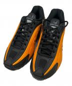 NIKEナイキ）の古着「Shox R4」｜ブラック×オレンジ