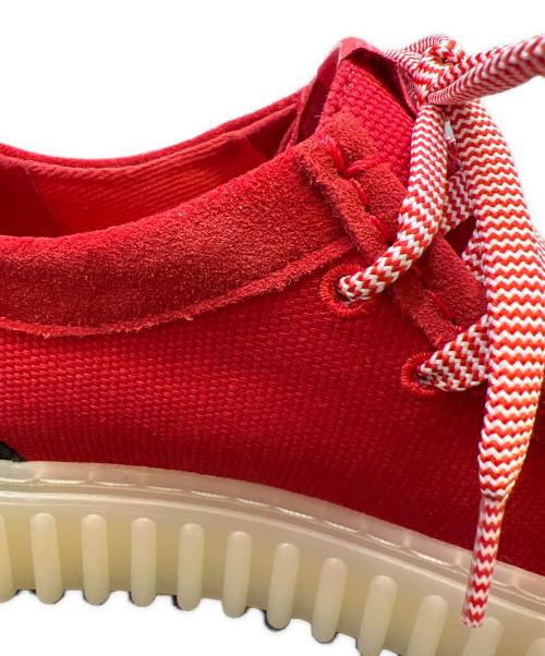 CLARKS（クラークス）CLARKS (クラークス) Torhill Lo レッド サイズ:7の古着・服飾アイテム