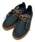 CLARKS（クラークス）の古着「Clarkwood Moc」｜ネイビー×ブラウン
