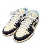 NIKEナイキ）の古着「AIR JORDAN 1 LOW SE」｜ベージュ×ブラック