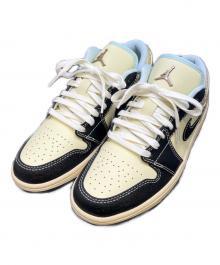 NIKE（ナイキ）の古着「AIR JORDAN 1 LOW SE」｜ベージュ×ブラック