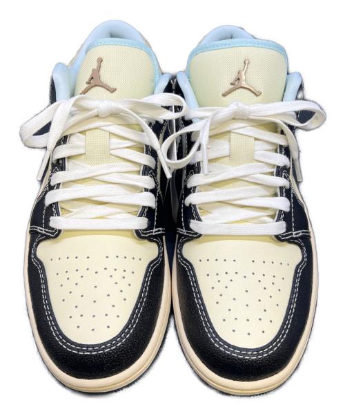 NIKE（ナイキ）NIKE (ナイキ) AIR JORDAN 1 LOW SE ベージュ×ブラック サイズ:27の古着・服飾アイテム