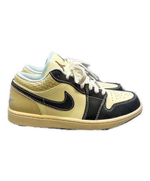 NIKE（ナイキ）NIKE (ナイキ) AIR JORDAN 1 LOW SE ベージュ×ブラック サイズ:27の古着・服飾アイテム