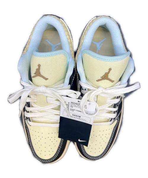 NIKE（ナイキ）NIKE (ナイキ) AIR JORDAN 1 LOW SE ベージュ×ブラック サイズ:27の古着・服飾アイテム
