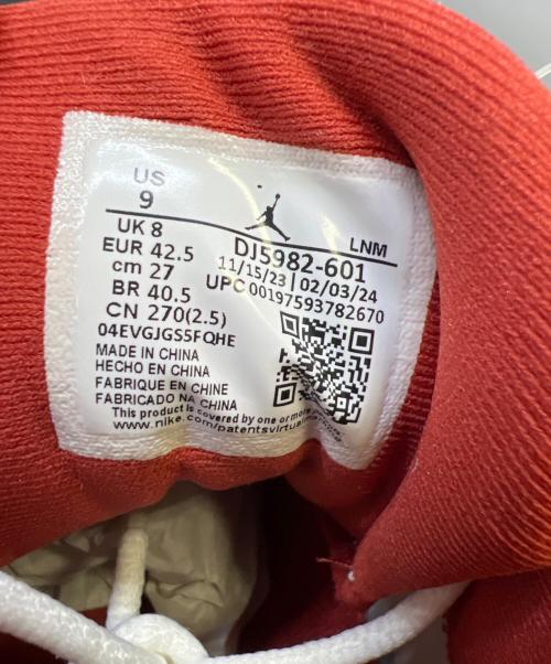 NIKE（ナイキ）NIKE (ナイキ) AIR JORDAN 13 RETRO レッド×ホワイト サイズ:27の古着・服飾アイテム