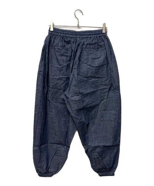 Jih Nunc（ジーヌンク）Jih Nunc (ジーヌンク) リネン混ワイドバルーンパンツ ネイビー サイズ:Ｓの古着・服飾アイテム
